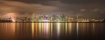 Landscapes, reflections, night time, Vancouver, Debbie Lias, photography